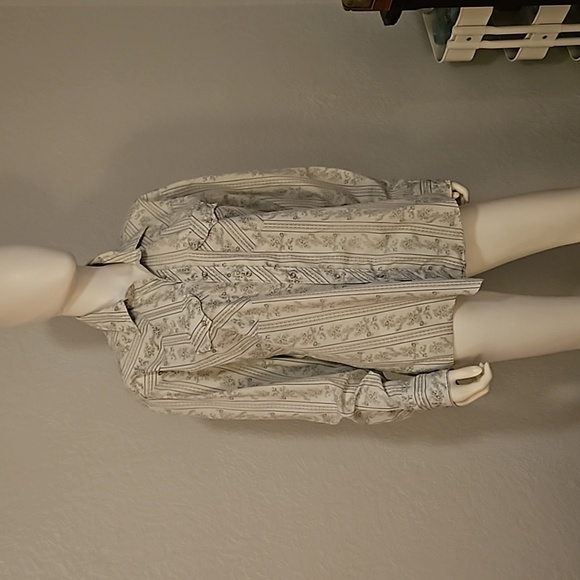 Vintage YOUNG BLOODS Cowboy Core Floral Western Oversized Snap Shirt - Picture 2 of 8